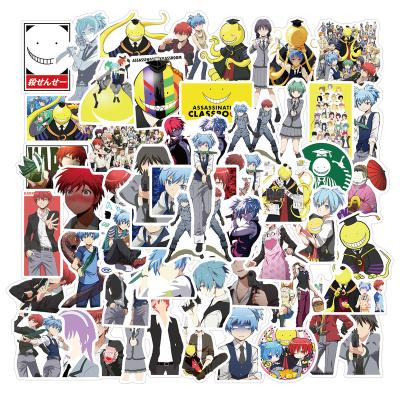 China Cool Cartoon Sticker 50Pcs Anime Assassination Classroom Washi Stickers For Graffiti Decor Paper Decal Luggage Laptop Die Cut Stickers for sale