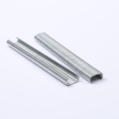 China Retail industry C ring staples 15G100N crown 23.8mm stainless wire nail for furnoture with good quality for sale