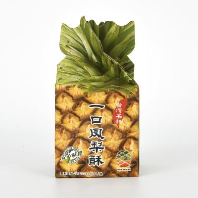 China Recycled Materials Factory Fruit Series DIY Creative Cardboard Pineapple Shaped Paper Packaging Box for sale