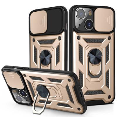 China Luxury Shockproof Heavy Duty Armored Phone Case with Car Finger Ring Holder Phone Cover for iphone 13 pro 12 max xsmax 6 xr 11 x 7 8 plus for sale