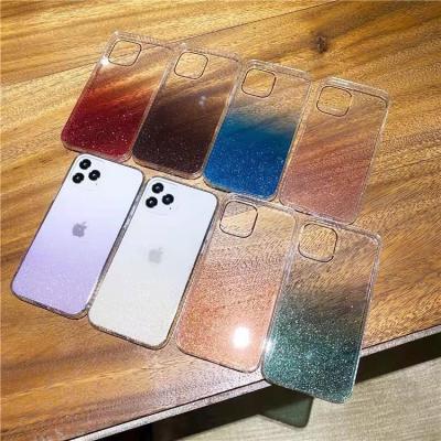 China Hot Selling Product Shockproof Bling Glitter Mobile Phone Case For Iphone 13 12 11 pro X Xs Max Xr 6 6s 7 8 plus for sale