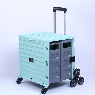 China Personal Transoprt Supermarket Trolley Trolley Manufacturers Vegetable Shopping Cart for sale