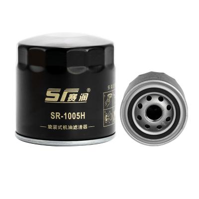 China Sairun SR-1005 car oil filter engine system car parts auto engine for Futian oil filter EQ48643000003 for sale