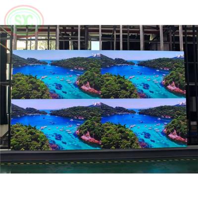 China Newest price indoor full color p6 wall-mouthed led screen led video wall display for sale