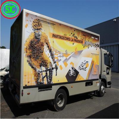 China Mobile Truck LED Display P6 Outdoor Mobile Advertising Led Screen / Vehicle / Van / Trailer / Mounted Truck Led Display for sale