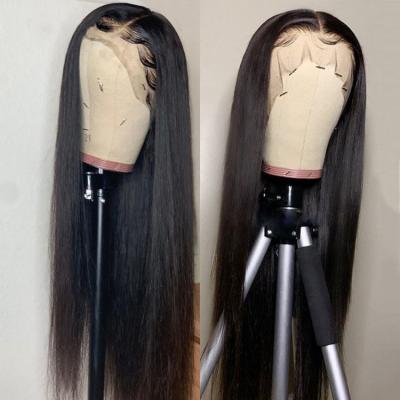 China Hd 30 Inch Full Lace Body Wave Virgin Human Hair 100% Brazilian Remy Human Hair Natual Lace Frontal Wigs for sale