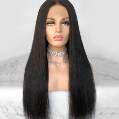 China 13x4 13x6 Density HD Body Wave 200 Lace Frontal Wig Transparent Swiss Bone Straight Wig for sale