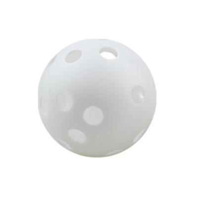 China TPE High-quality indoor/outdoor 72mm pickelball with 26 holes that is resistant to damage for sale