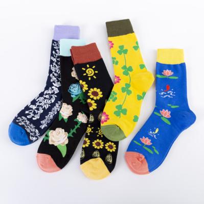 China New Anti-fault fashion funcy sock sets for men and women autumn and winter stylish warm socks for sale