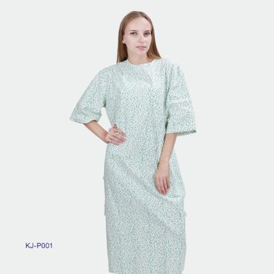 China Hospital Field Patient Gown For O.T. Printed Color for sale