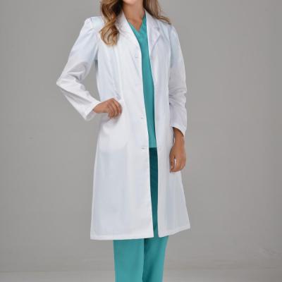 China 100% White Color Cotton Doctor Coat Lab Coat Doctor Uniforms for sale