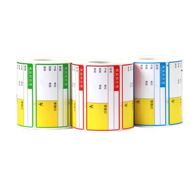 China Waterproof 2020 factory supply 58 x 60mm shelf labels private adhesive printing electronic scale label for sale