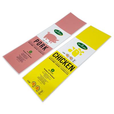 China Custom Paper Heat Sensitive Waterproof Color Print Sticker Adhesive Labels Apply For Food Label for sale