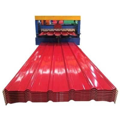 China Decoration Colorful Galvanized Roofing Material Color Coated Corrugated Aluminum Corrugated Roof Tile Backing Aluminum Sheet For Warehouse for sale