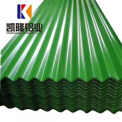 China Roofing Sheet 1050 1060 1070 1100 3003 3004 3105 5052 PE PVDF Color Coated Exterior Wall Aluminum Roofing Sheet for sale