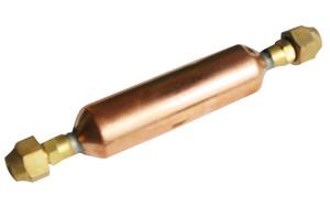 China Refrigerator copper Filter Drier with brass nuts, refrigeration filter drier, drier filter for sale