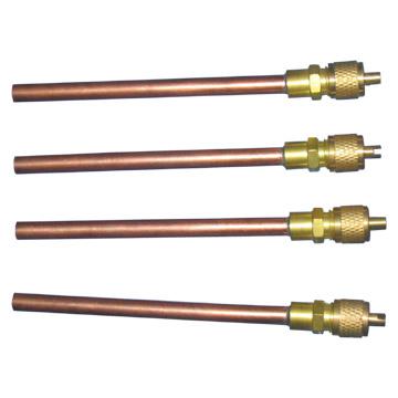 China Refrigeration Filling Valve, copper charging valve, copper access valve for sale