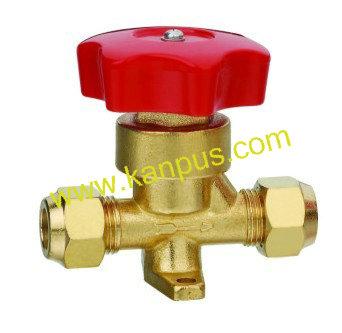 China Refrigeration Flare type brass hand valve (shut off valve, HVAC/R part) for sale