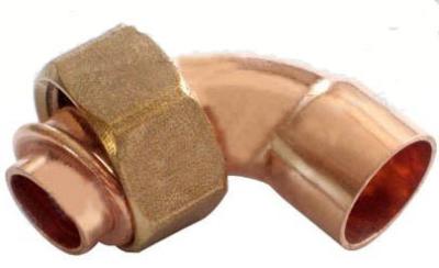 China Copper bent tap connector (copper fitting, HVAC/R parts, ACR fitting) for sale