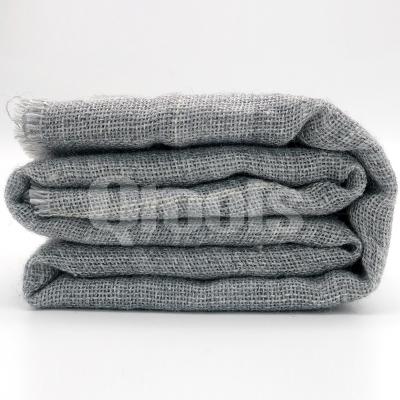 China Double Faced Germany Gray Tufting Fabric Monk Cloth Gray Primary Tufting Cloth Cotton Standard Polyester Fabric Stock Factory Ready for sale