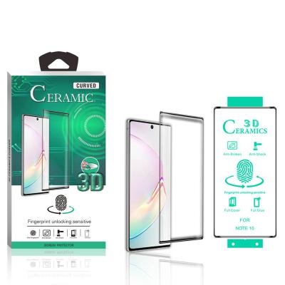 China Anti-scratch Full Page Cover Tempered Raw Material Ceramic Clear Screen Protector For Galaxy Note 9 for sale