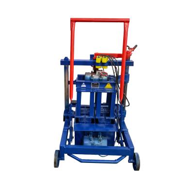 China Building Materials Store Mobile Small Block Cement Egg-Making Brick Forming Type Block Machine Machine Interlocking Making Maker for sale