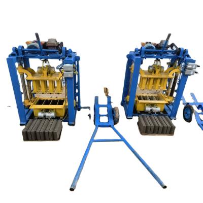 China Hotels KE Xuan 2-45 Road Micro Sand Cement Concrete Block Brick Machine Most Popular Small Hollow Solid Clay Prices for sale