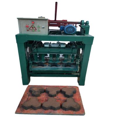 China 4-35B Block Semi-automatic Small Material Production Concrete Hollow Brick Making Machinery For Sale for sale