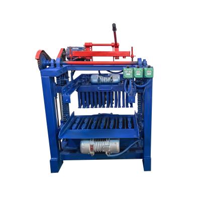 China Building Materials Store Kazakhstan HOT Small Semi-automatic Cement Brick Machine Hollow Concrete Block Forming Machine Chain Paving Brick Making Machine for sale