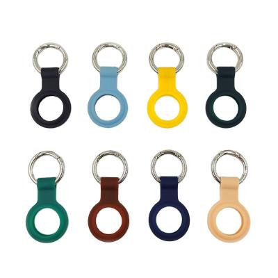 China Waterproof Best Price Magnetic Main Chain Holder Suitable For Dogs Airtag Cute Leather Cover Device for sale