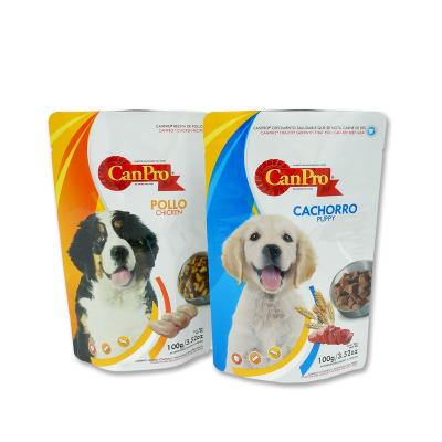 China Moisture Proof Heat seal dog food retort plastic bags doypack aluminum foil stand up retort pet food packaging bags for sale