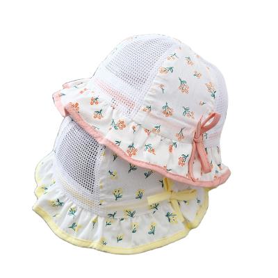 China Cute Children Baby Kids Summer Sun Image Sun Hat Princess Cute Adjustable Bucket Hat for sale