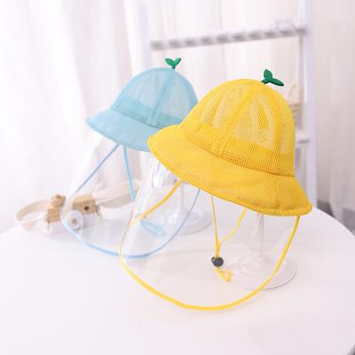 China Removable Picture Children Hat Baby Sunscreen Cover Device Children Protective Mask Hat for sale