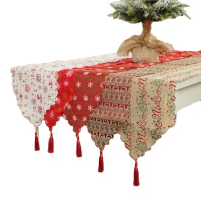 China New Christmas Ornament Christmas Home Decorations Christmas Ornament Table Runners for sale