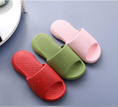 China CUSHIONING Lady's Pink Non-slip Comfortable EVA Bathroom Slipper Wholesale Women's Flip Flops Sandals Custom Slides for sale