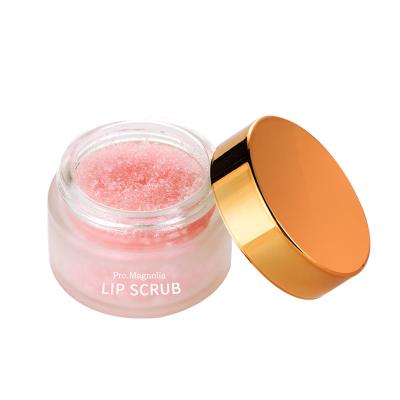 China Skin Revitalizer LIYALAN Skin Revitalizer Wholesale Vegan Organic Rose Sugar Lip Scrub Private Label Exfoliator for sale