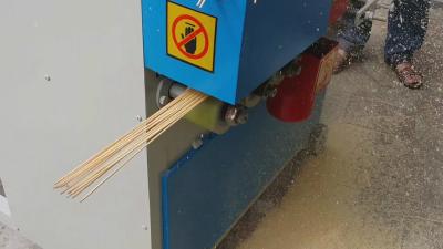 China 2mm-40mm barbecue thin bamboo stick making machine for sale