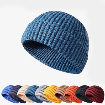 China Popular factory spot shorts (bowler hat) knit hat owner thug hat hip-hop street men and women couples can add logo for sale