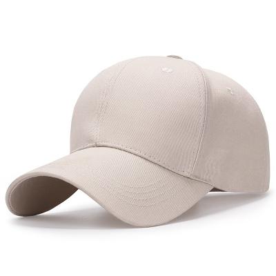 China COMMON Lightweight Beige Cotton Baseball Caps Sports Hats Empty Basketball Hat for sale