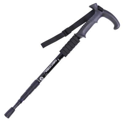 China Foldable Trekking Poles Hiking Poles PVC Nordic Walking Telescopic Stick With Shockproof Mechanism for sale