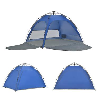 China Economic Price Diagonal Tying Type And Portable Lightweight Automatic Beach Tents for sale