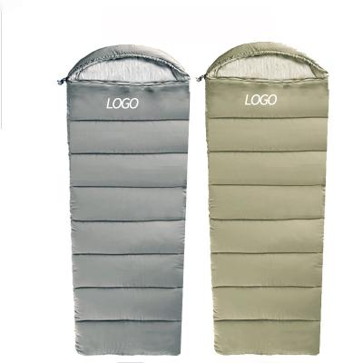 China OEM manufacture wrap type holt sell wrap cotton sleeping bag with hood for sale