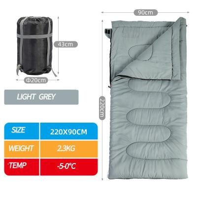 China Hot Sale High Quality Professional Camping Envelope Type Sleeping Bags Waterproof Envelope 4 Season Sleeping Bag for sale