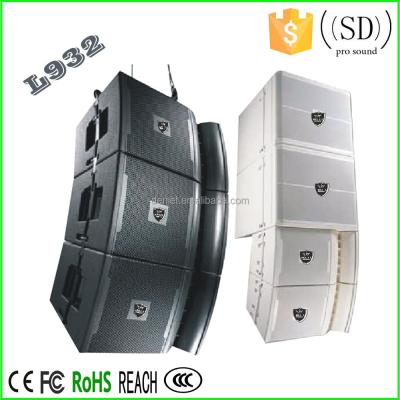 China 932 line speakers professional dual 12