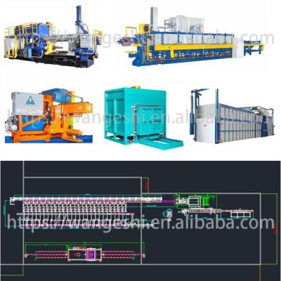 China Factory Aluminum Profile Production Extrusion Press Line for sale