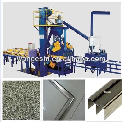 China Portable Aluminum Plant Profile Sand Blasting Device for sale