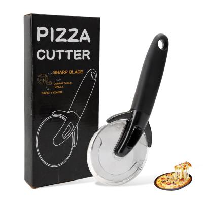 China Sustainable New Package Super Sharp Pizza Slicer With Non Slip Handle Pizza Cutter Wheel For Pizza Pies Waffles And Dough Cookies for sale