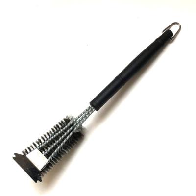 China Easily Cleaned Stocked BBQ Cleaner Accessories for All 18 Inch Grill Brush and Scraper Grates for sale