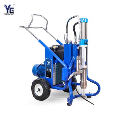 China 380V 7.5KW Water-Based Fire Retardant Coating Hydraulic Piston Airless Spray Machine YG833 for sale