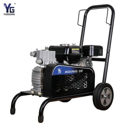 中国 5.5HP ガソリンエンジン 空気のない塗料スプレーマシン 塗料スプレー塗装機器 販売のため